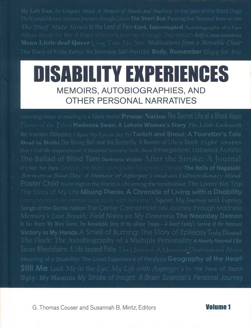 Cover of Disability Experiences, volume 1